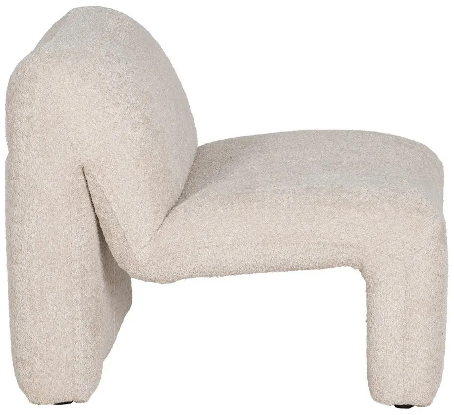 Bézs buklé fotel – Ixia