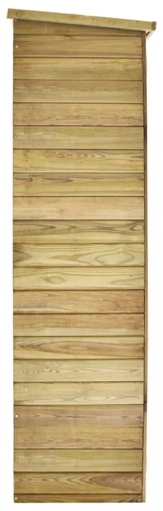 kerti impregnált fenyőfa szerszámoskamra 123 x 50 x 171 cm