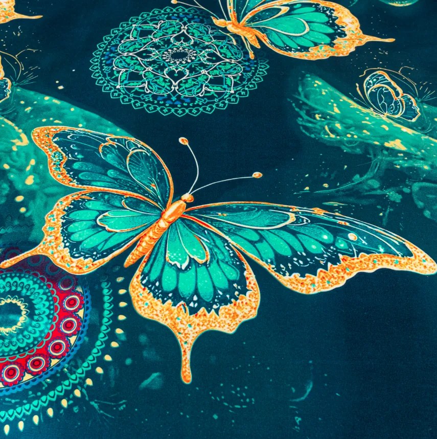 Mikroszálas ágyneműhuzat AZURIA kék Ágyneműhuzat mérete: 70 x 80 cm | 140 x 200 cm