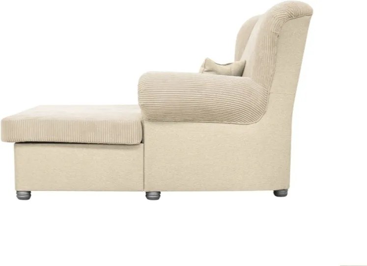 Bézs kordbársony fotel Lord – Ropez