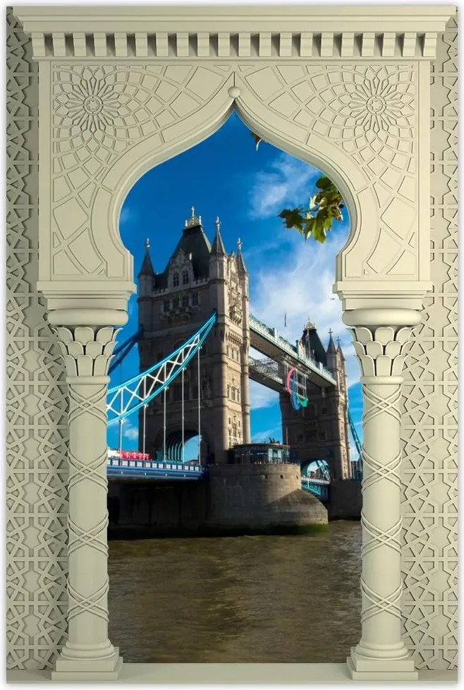 Poszterek 60x90 Tower Bridge az éggel