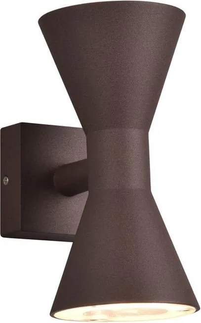 TRIO 212560224 ARDAS Modern Kültéri Fali Lámpa Rozsdás GU10 IP44
