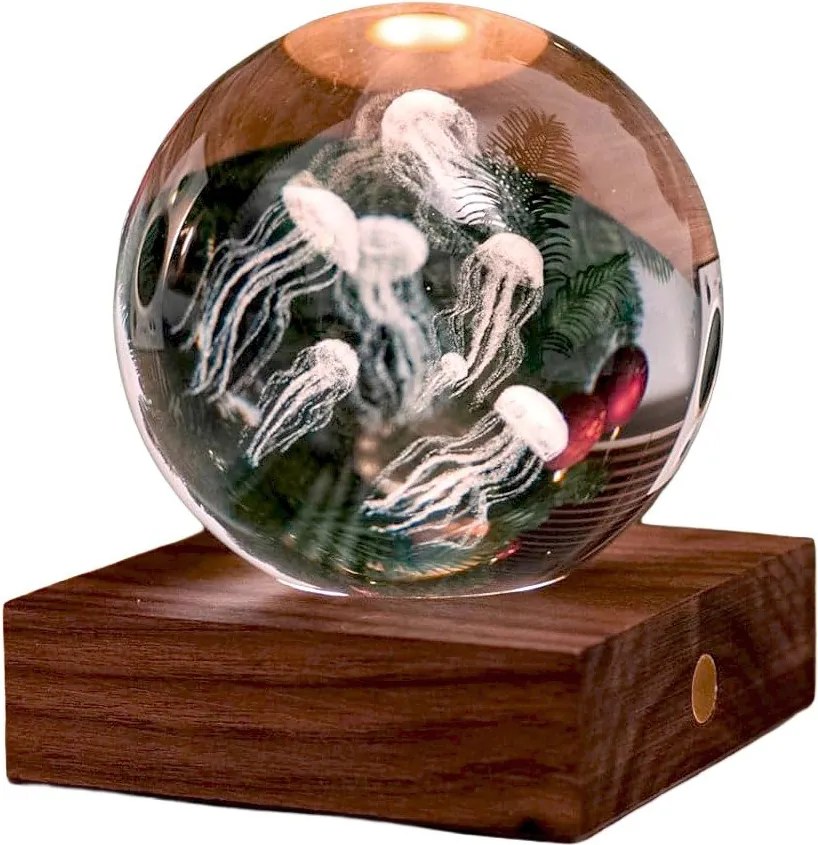 Sötétbarna USB fénydekoráció Amber – Gingko