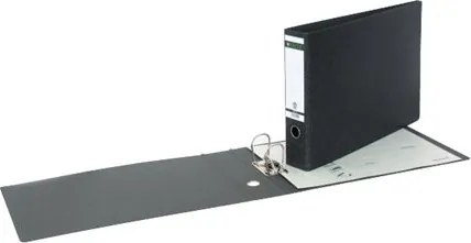 Iratrendező, 77 mm, A3, karton, LEITZ 180, fekete (E10730000)