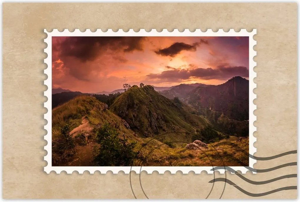 Poszterek 60x40 Tájkép hegyekkel Tájkép