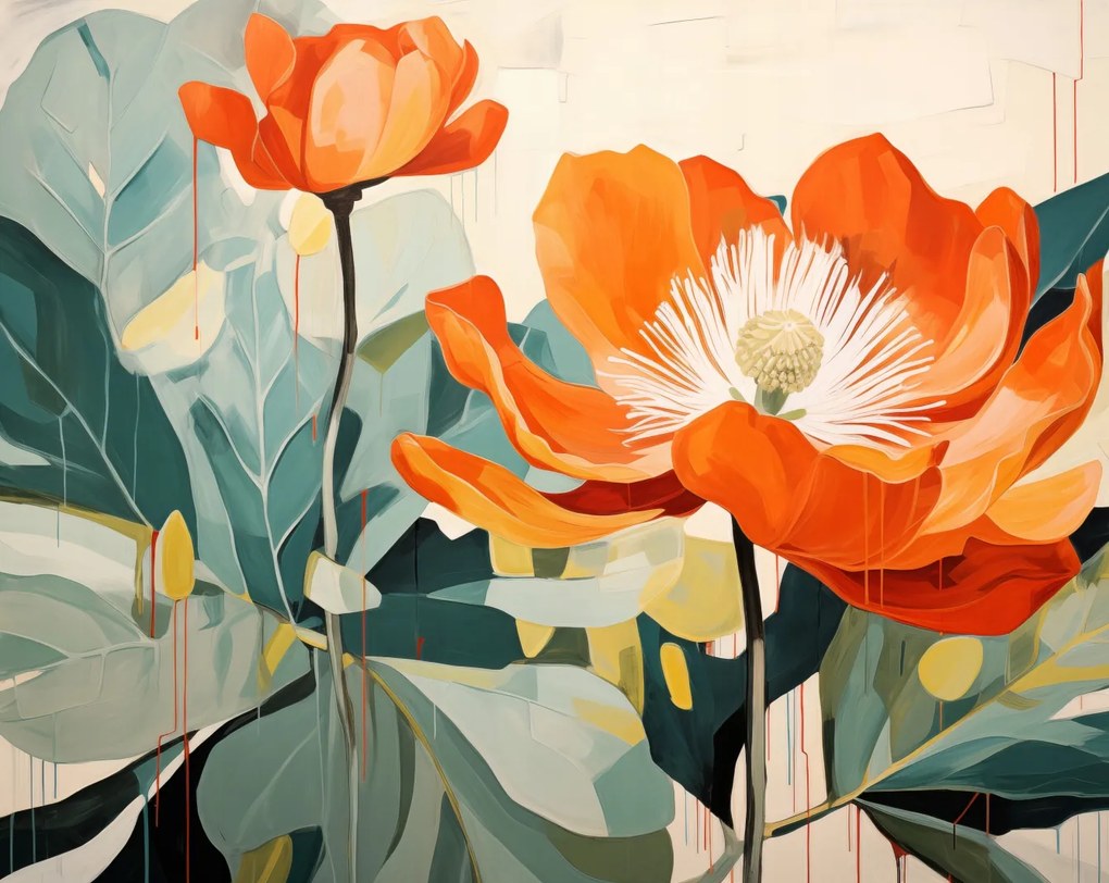 Poszter 76x60,5cm Élő tájkép