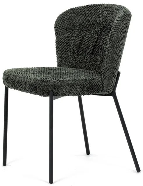 Zöld Bouclé Étkezőszék. CT-W1077 GRN2