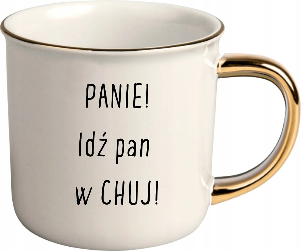 Bögre Fehér Arany Rant Ajándék Vicces Nőnap Hölgyek Menjen Úr