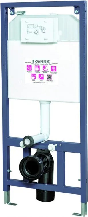 Delos Chrome falba építhető WC tartály szett