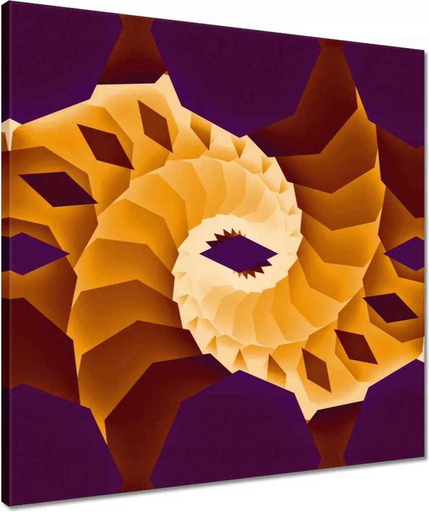 Vászonkép 50x50 Csavaros geometria