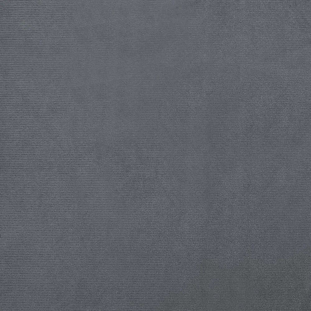 sötétszürke bársony gyerekkanapé 80 x 45 x 30 cm