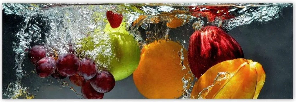 Poszterek 200x66 Gyümölcsök a vízbe esve