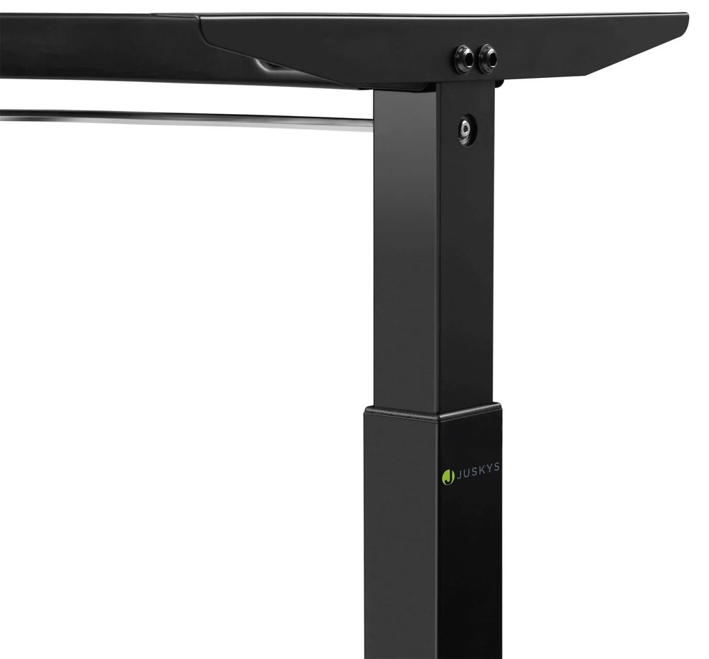 Juskys Irodai asztal 140x60 cm - fekete