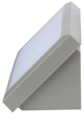 LED kültéri fali lámpa 20W 230V 4000K IP65 szürke
