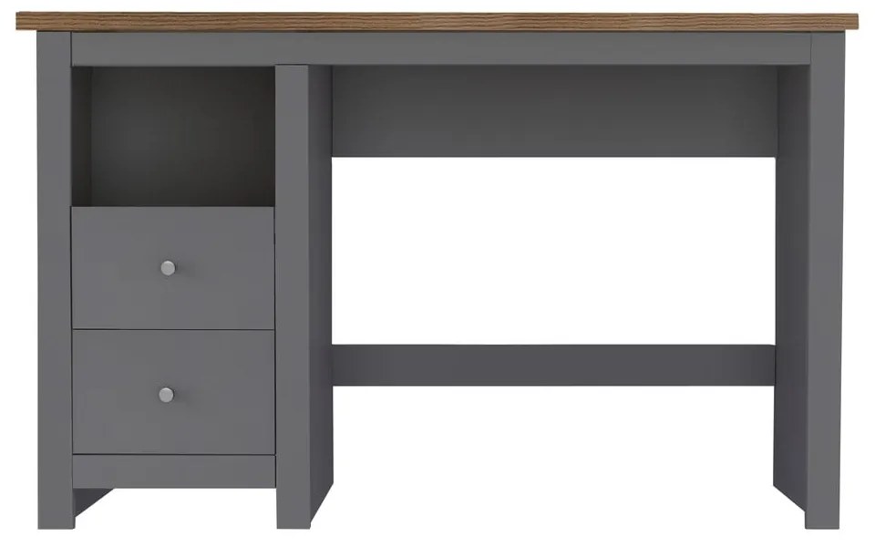 Íróasztal tölgyfa dekoros asztallappal 50x120 cm Emerald – Støraa