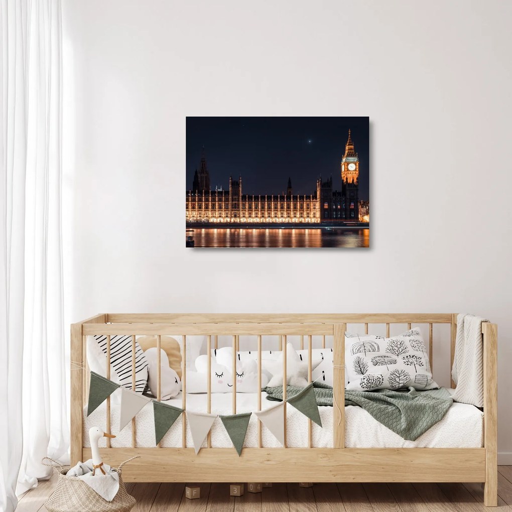 Kép a Big Benről Londonban (üvegen) (70x50 cm)