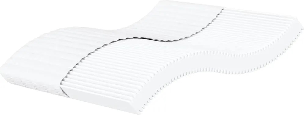 vidaXL fehér H2/H3 keménységű habmatrac 200 x 220 cm
