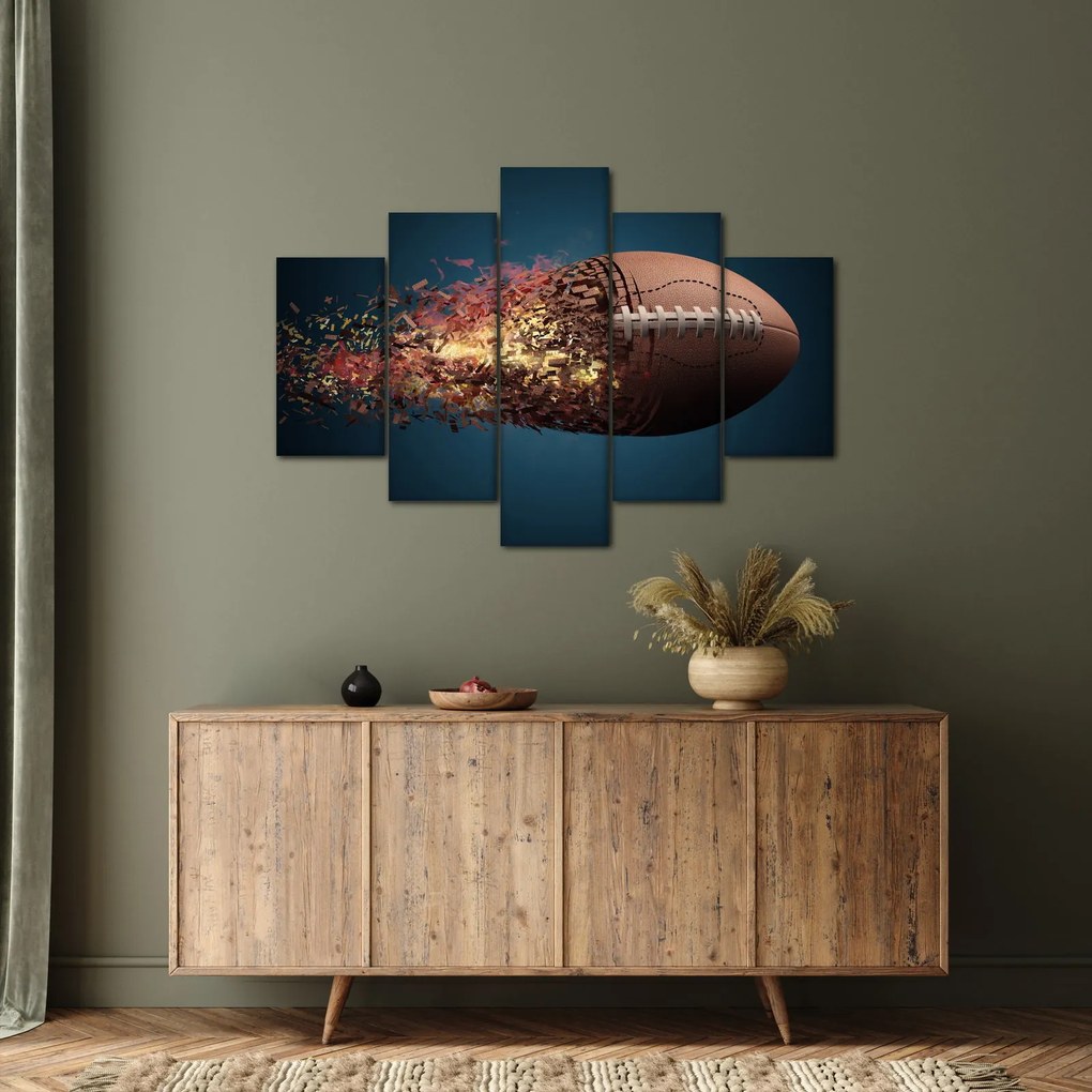 Kép - Rögbi labda akcióban (150x105 cm)