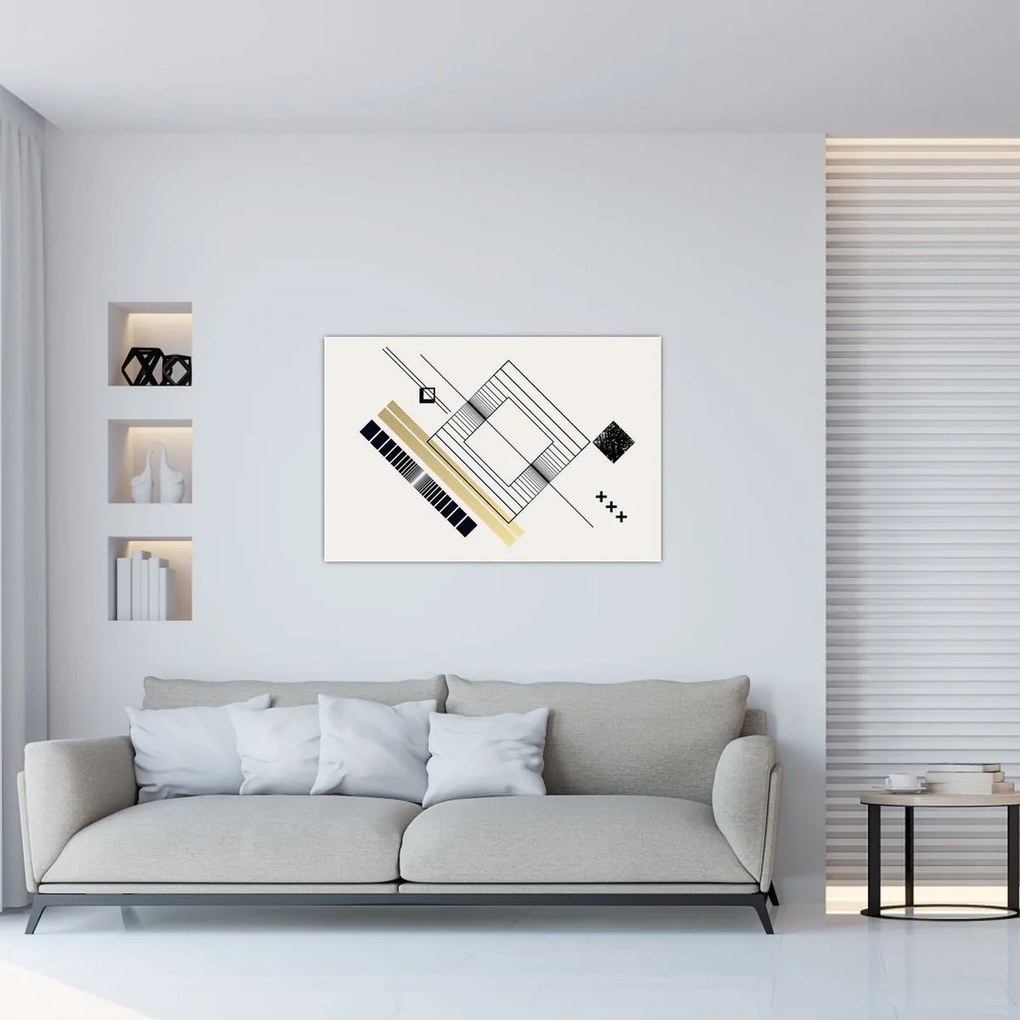 Kép - Geometriai formák N⁰6 (90x60 cm)
