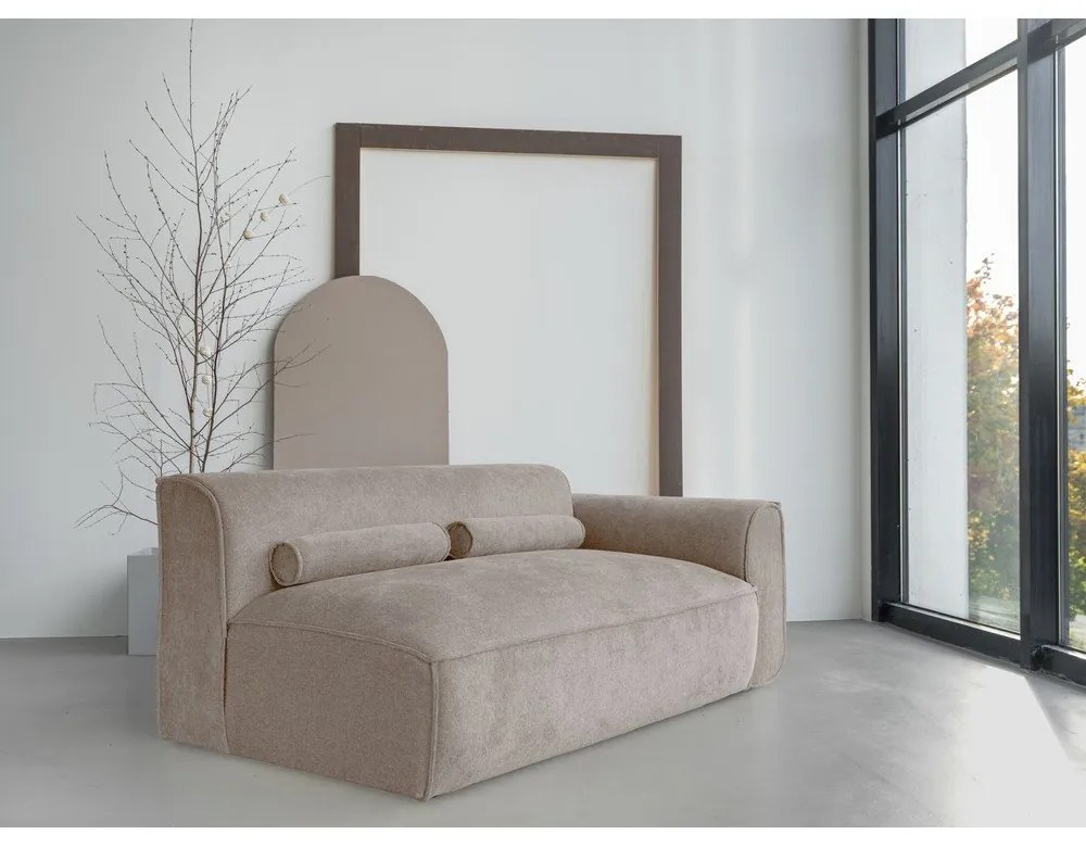 Bézs kanapé modul (jobb oldali) Flex Felix – Miuform