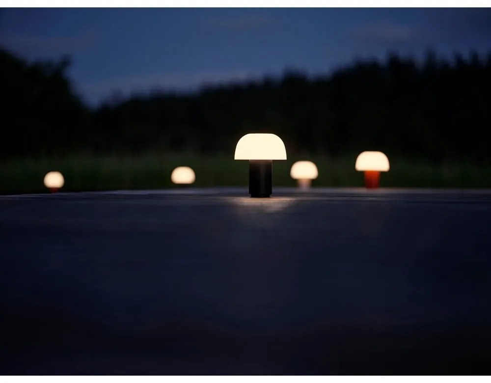 Fekete alumínium LED dimmelhető asztali lámpa (magasság 22 cm) Harvest – Zone