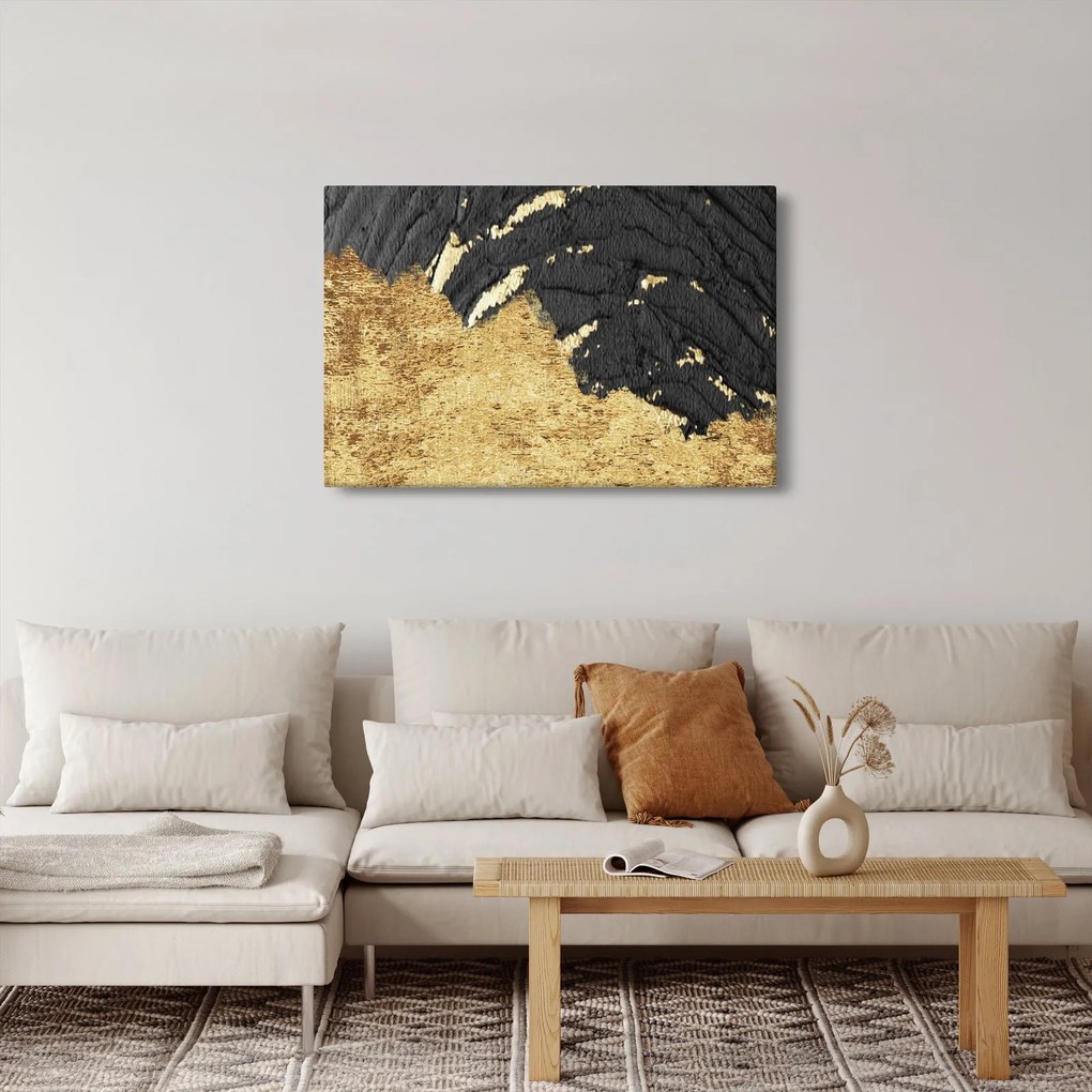 Kép - Arany szerkezet N⁰1 (90x60 cm)