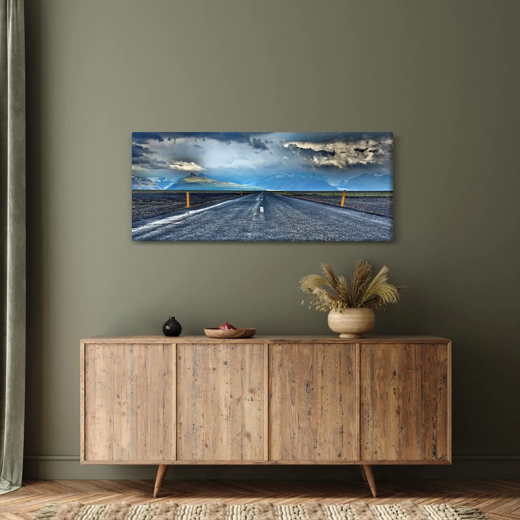 Kép egy viharról az úton (120x50 cm)