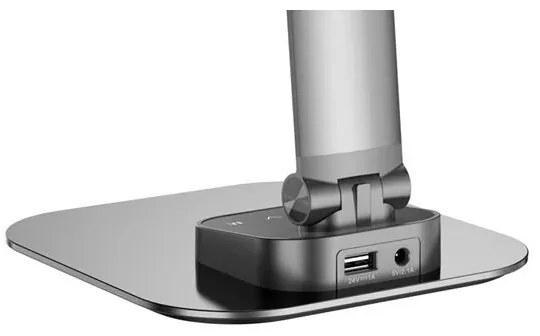 LED állítható asztali lámpa USB-vel LED/7,5W/230V 3000K/4000K/5500K antracit