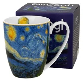 Porcelán bögre 360 ml dobozban Van Gogh Csillagos Éj