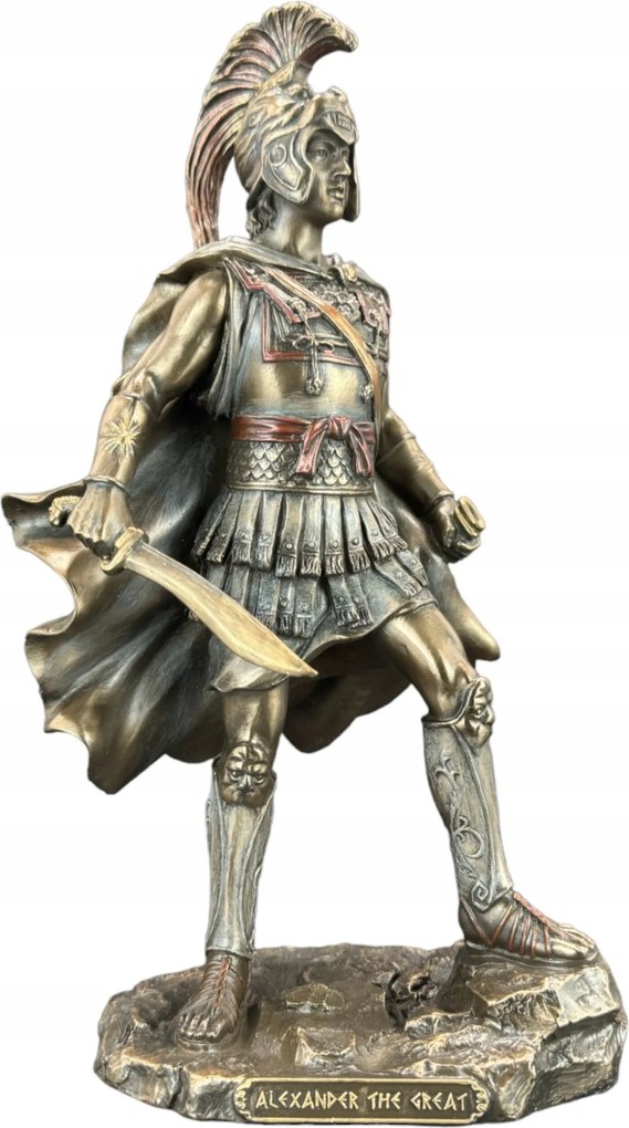 Macedón király szobor Nagy Sándor Veronese karddal WU77653A4