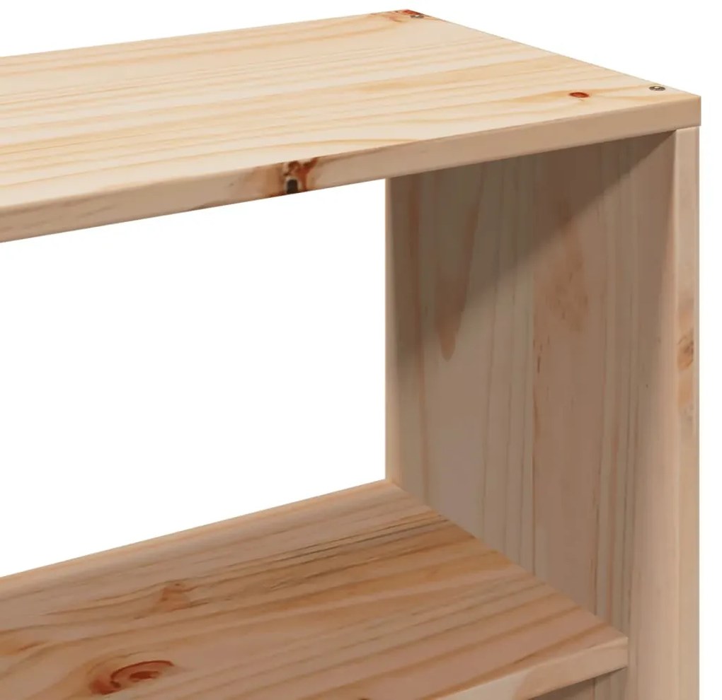 tömör fenyőfa fejtámla tárolóval 135 cm