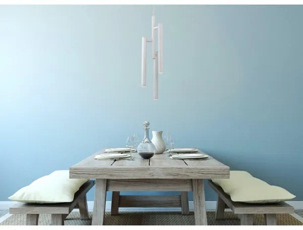 Klausen 142036 - LED Csillár zsinóron TUBULAR 3xLED/5W/230V fehér