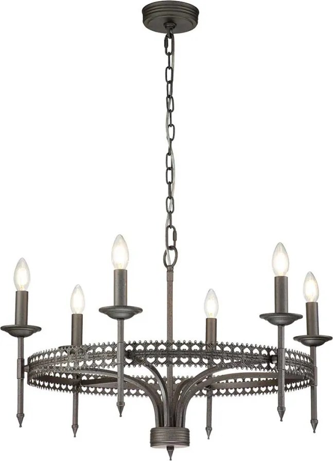 Elstead Lighting CROWN CROWN6 Csillár 6x60W/E14