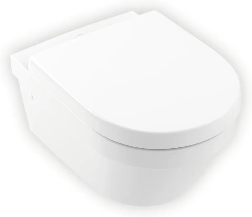 VILLEROY Architectura Kombipack DirectFlush mélyöbl. fali WC+ülőke, alpin fehér
