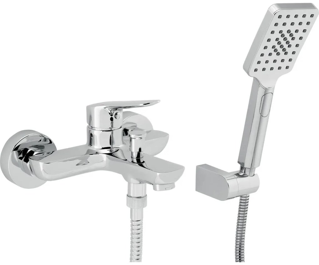 Novaservis - METALIA fürdőkád-szett csapteleppel, fényes króm