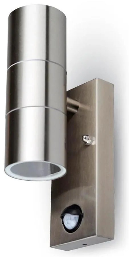 Kültéri fali lámpa érzékelővel 2xGU10/35W/230V IP44