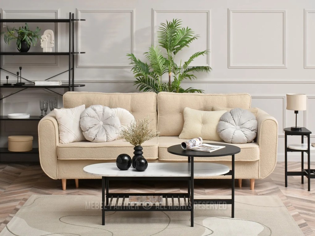 Dohányzóasztal Lorelail Xl (fehér + fekete). Akció -20%. 1111501