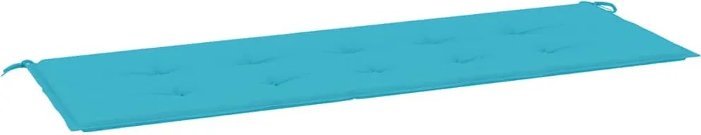 vidaXL türkizkék oxford-szövet kerti padpárna 150x50x4 cm