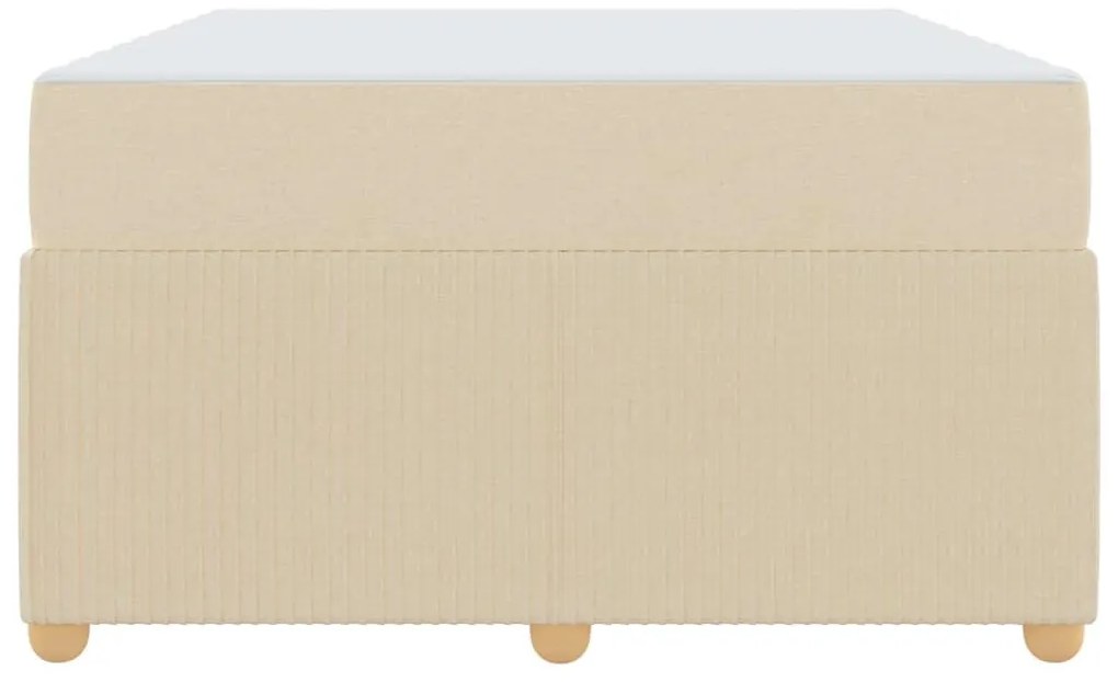 Ágykeret matraccal matracmal Krém 120 x 200 cm szövet