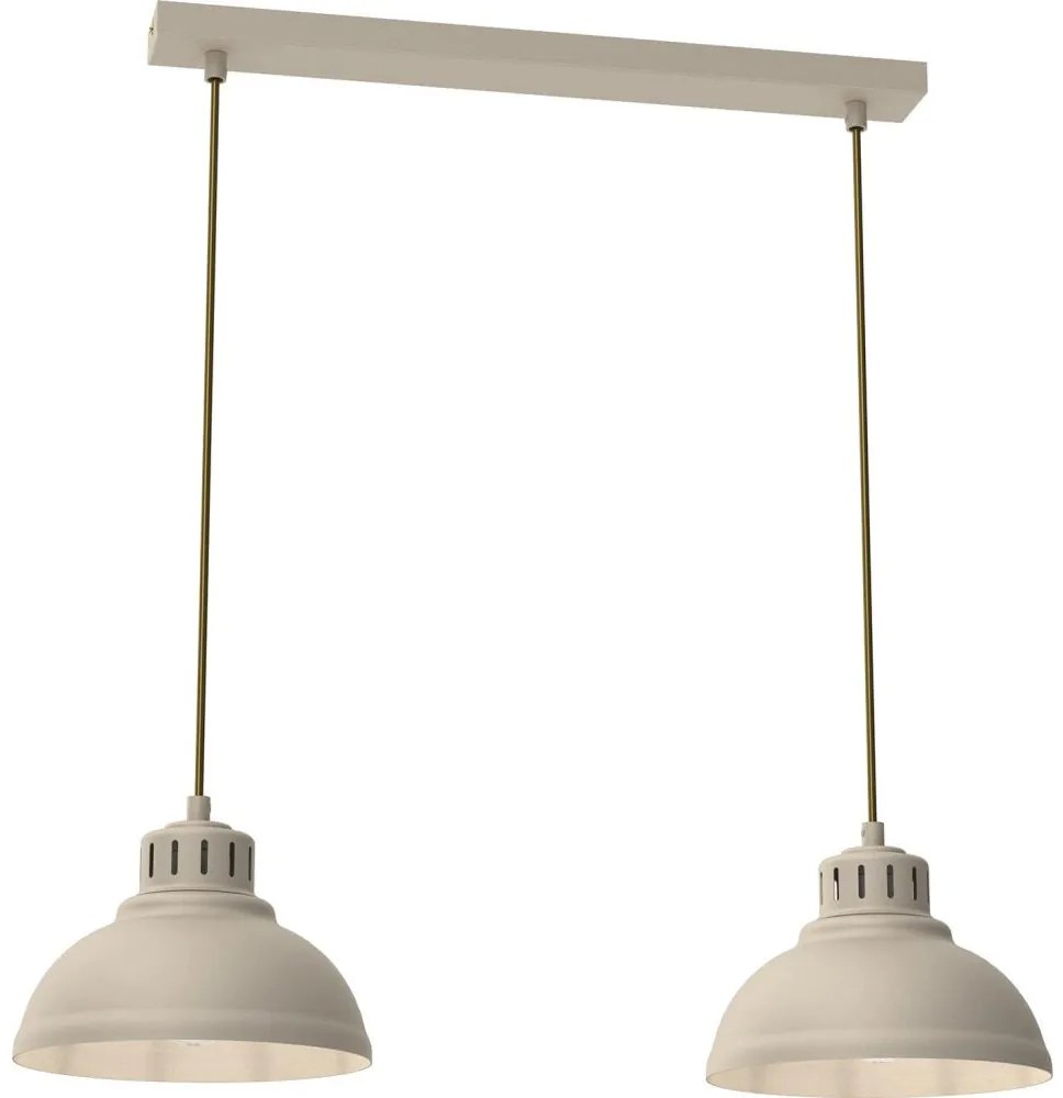 Csillár zsinóron SVEN 2xE27/15W/230V bézs