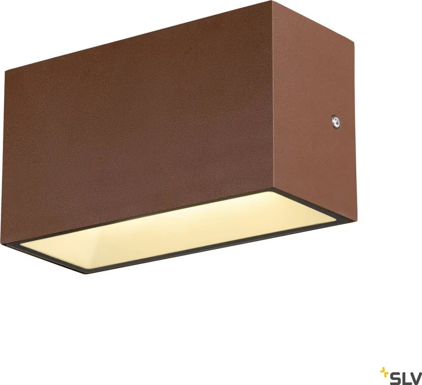 SLV 1005154 SITRA Modern Kültéri Fali Lámpa Rozsdás LED IP44