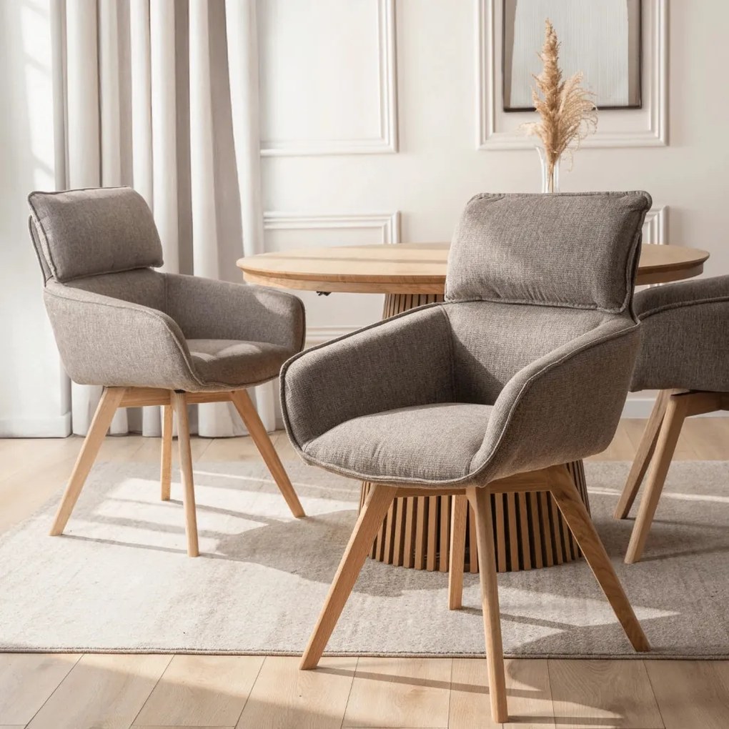 Forgó szék barna színben, DIAS