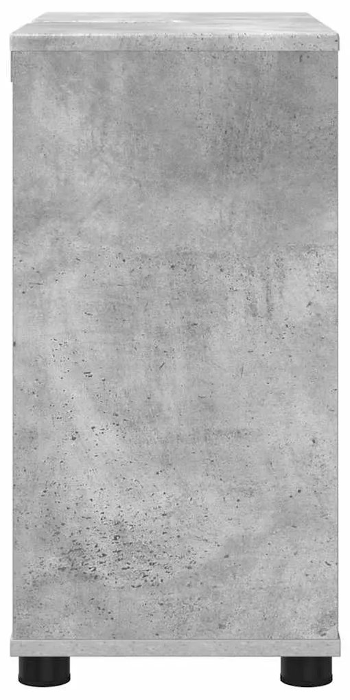 Fürdőszoba mosdószekrény Beton Szürke 60 x 30 x 60 cm Faanyag