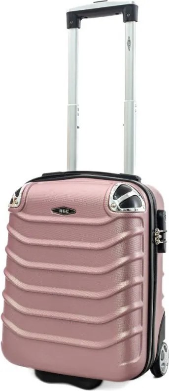 Arany-rózsaszín prémium kabinbőrönd „Premium” - méret S