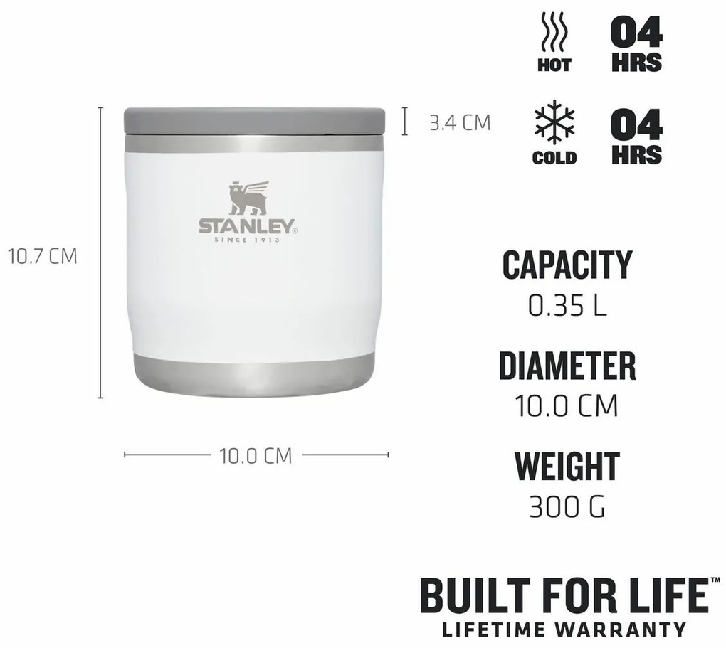 Stanley Adventure To-Go ételes termosz 350 mlPolar fehér, 350