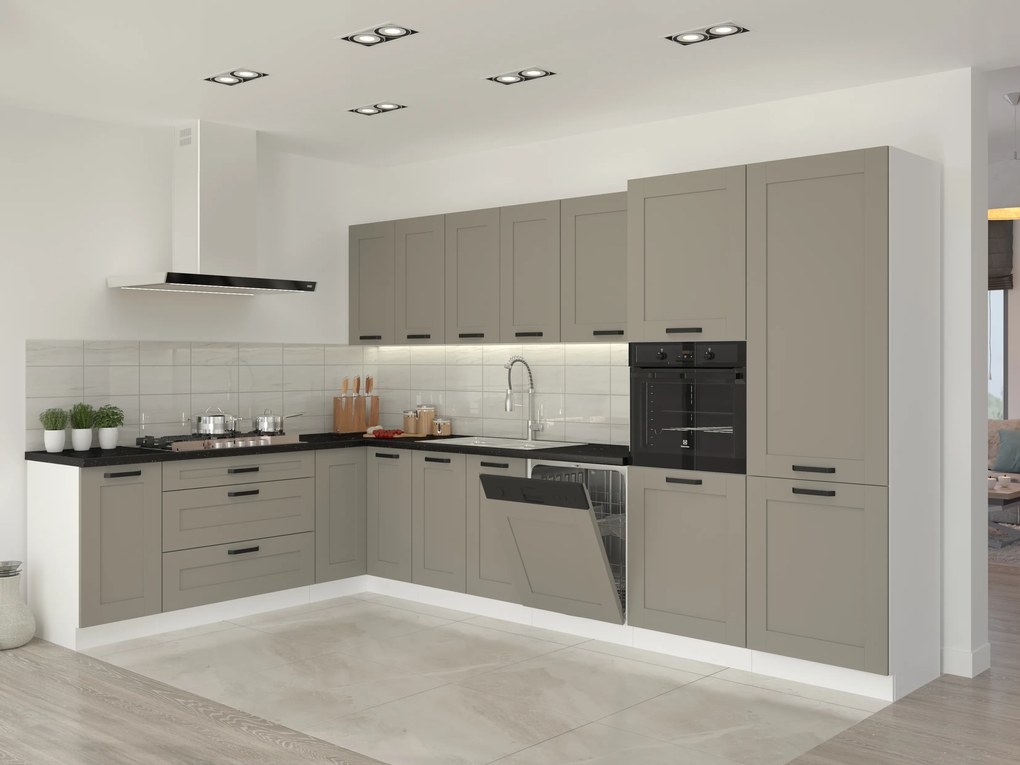 Felső konyhaszekrény Lucid 60 GU 36 1F (claygrey + fehér). Akció -6%. 1045450