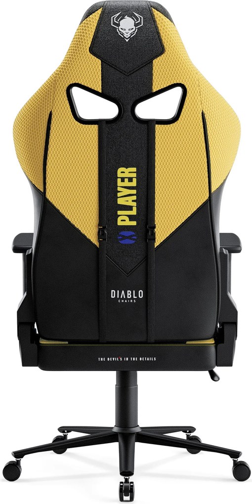 Diablo X-Player 2.0 szövet gamer szék Nagy méret: Dark Sunflower