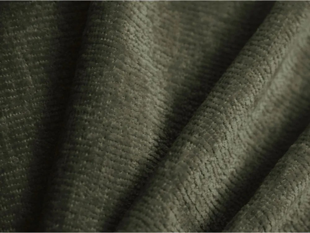 Zöld kárpitozott ágyneműtartós franciaágy ágyráccsal 200x200 cm Ovalo – Micadoni