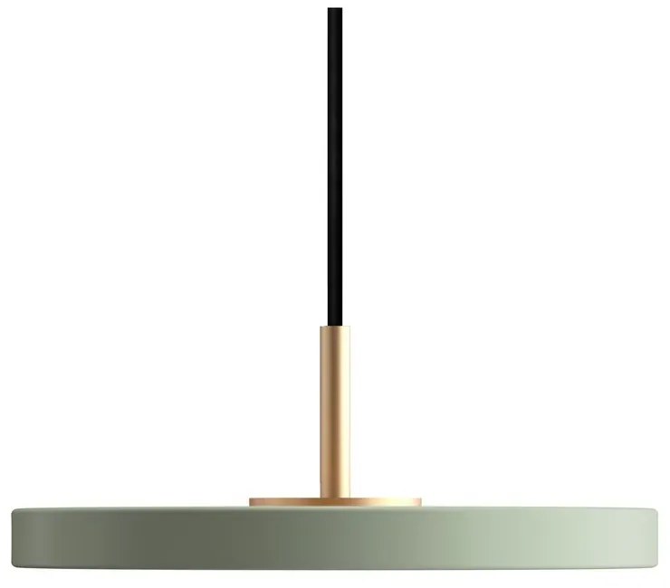 Világoszöld LED függőlámpa fém búrával ø 15 cm Asteria Micro – UMAGE
