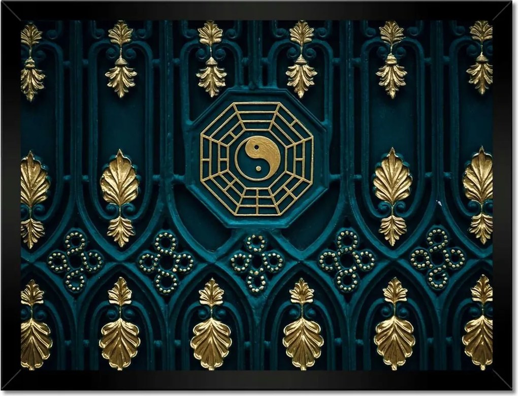 Poszterek keretben 40x30 Absztrakt Arany harmónia